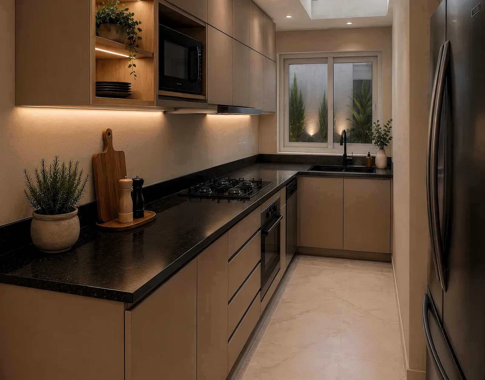 Render de cocina