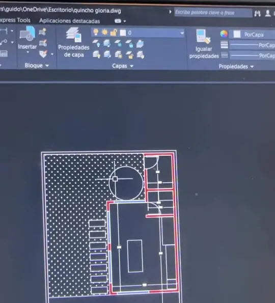 Planta del proyecto en software de arquitectura